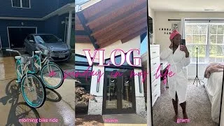 Thumbnail: vlog: spend a Sunday with me| bike riding, deep cleaning, brunch + more