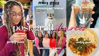 Thumbnail: POST-GRAD DIARIES EP. 2:  GALENTINES BRUNCH, JOB INTERVIEW, PR PACKAGES & FIGURING OUT WHAT’S NEXT