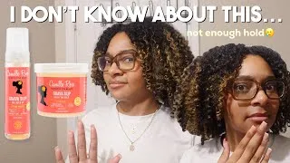 Thumbnail: WASH & GO WITH CAMILLE ROSE GUAVA SLIP HOLD UP MOUSSE AND STRONG HOLD GEL | WORTH IT? 🫢 