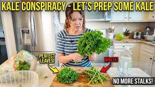 Thumbnail: Easy Fast Kale Prep Like a Pro: No More Stalks