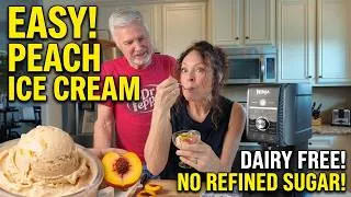 Thumbnail: Peach Ice Cream Without Dairy or Sugar? Yes! (Ninja Creami)