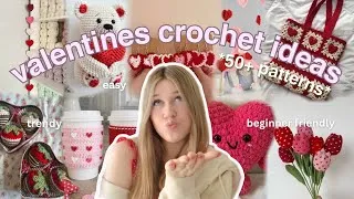 Thumbnail: 50+ things to crochet for valentine’s day!! (trendy + beginner friendly)