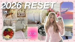Thumbnail: HOW TO REBRAND & BECOME YOUR BEST SELF IN 2026 (glow up tips, healthy habits, goals, etc.)