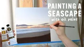 Thumbnail: Watch me paint a seascape - with oil paint