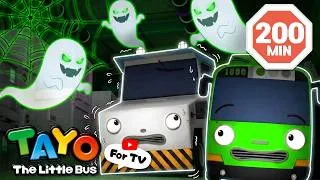 Thumbnail: [200 Min📺] Pequeños autobuses cazafantasmas👻 | Caricaturas para Niños | Tayo El Pequeño Autobús