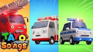 Thumbnail: 🚨Rescue Team Songs | Best Tayo Songs | Fire Truck, Police Car & Ambulance | Nursery Rhymes for Kids