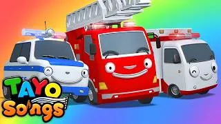 Thumbnail: Rescue Team Songs Compilation🚒🚓| Best Tayo Songs | Fire Truck | Nursery Rhymes for Kids