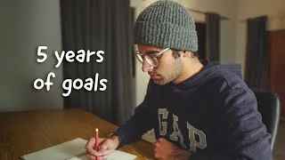Thumbnail: what writing my goals for 5 years taught me