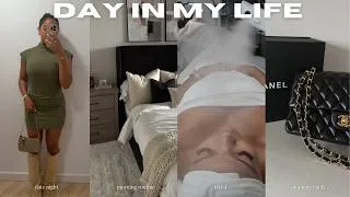 Thumbnail: DAY IN MY LIFE VLOG | date night, first facial, cardio + abs, clothing hauls & more