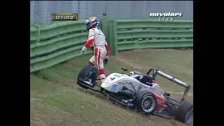 Thumbnail: Vallelunga 2009 Italian F3 Race 2 Cinti & Castellacci collision (ITA🔊)[✨-enhanced]