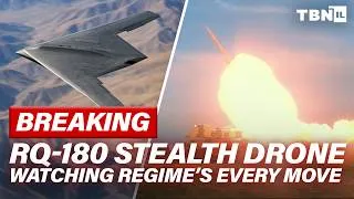 Thumbnail: BREAKING: U.S.Deploys Top-Secret RQ-180 STEALTH DRONE to CRACK Iranian Regime | TBN Israel