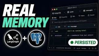 Thumbnail: How to Give Your LangGraph Agent Real Memory (Full Build)