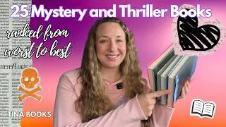 Thumbnail: 📚 25 Mystery & Thriller Books Ranked Worst to Best