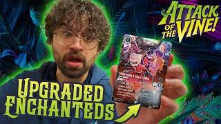 Thumbnail: This Might Be Disney Lorcana's BEST Set Ever! UPGRADED ENCHANTEDS | Attack of the Vine!
