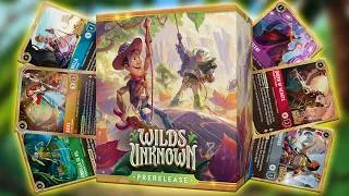Thumbnail: Opening and Building a Deck with the Prerelease Box! | Disney Lorcana Wilds Unknown