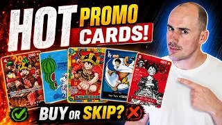 Thumbnail: These One Piece Promo Cards Are EXPLODING! Buy or Skip?