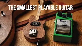 Thumbnail: I built the Smallest Most Adorable PLAYABLE Electric Guitar In the World !
