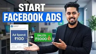Thumbnail: How to Run Facebook Ads for Sales 🔥| Beginner to Pro Guide | #TCS1