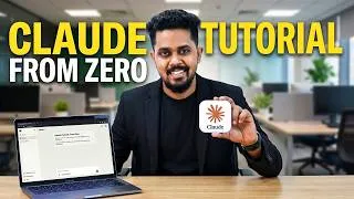 Thumbnail: How to use Claude AI? Full Tutorial for Beginners 🔥 | Automation & Coding 2026