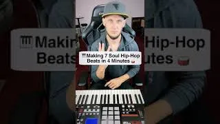 Thumbnail: 🎹 Making 7 Soulful Hip-Hop beats in 4 minutes 🥁