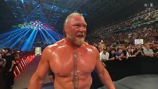 Thumbnail: Brock Lesnar destroys Oba Femi in Rematch! | WWE