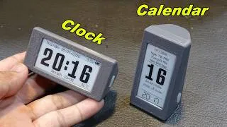 Thumbnail: Make Clock and Calendar from E-ink Screen