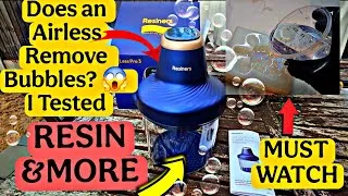 Thumbnail: 🤯 From Bubbles to Crystal Clear?! I Had to Test It! Resiners AirlLess Pro 3 Bubble Removal Machine 
