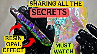 Thumbnail: I’m Sharing ALL My Secrets! 💎HOW TO MAKE RESIN OPAL ✨ | Resin Tutorial 