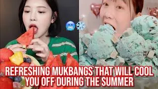 Thumbnail: REFRESHING mukbangs that will COOL you off during the summer