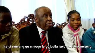 Thumbnail: Former President of Botswana, Festus Mogae, Endorses TeachAids (Setswana)