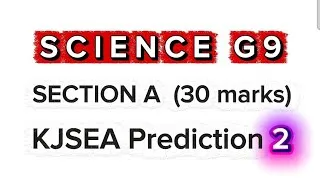 Thumbnail: KJSEA INTEGRATED SCIENCE PREDICTION 2 || SECTION A
