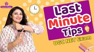Thumbnail: UGC NET Exam Countdown Started! ⏰ Last Minute Success Tips | TeacherPreneur