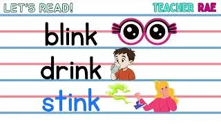 Thumbnail: words ending in nk | /nk/ Sound Phonics Reading Practice Kindergarten & Grade 1 | Phonics for Kids
