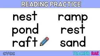 Thumbnail: Reading CVCC Words | Phonics Lesson for Kindergarten & Grade 1 || part 2