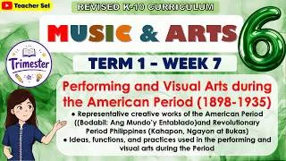 Thumbnail: Music and Arts 6 Term 1 Week 7 - Performing and Visual Arts during the American Period (1898-1935)