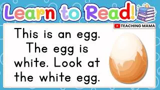 Thumbnail: LET'S READ! | READING COMPREHENSION FOR KIDS | PRACTICE READING SIMPLE ENGLISH | TEACHING MAMA