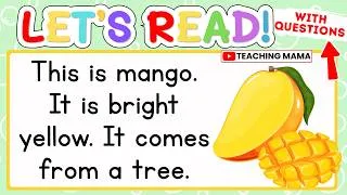 Thumbnail: LET'S READ! | READING COMPREHENSION FOR KIDS | PRACTICE READING SIMPLE SENTENCES | TEACHING MAMA