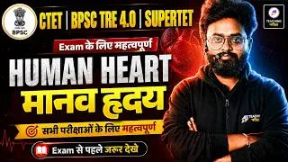 Thumbnail: Human Heart 🫀| Science for CTET, BPSC TRE 4.0, SUPERTET, RRB | Complete Human Heart in One Shot