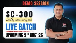 Thumbnail: Identity Access Administrator Associate  SC 300  | Registration Open | Watch Free Demo.