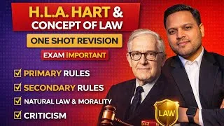 Thumbnail: H.L.A. Hart Concept of Law | Primary & Secondary Rules | Complete One Shot Revision | Jurisprudence