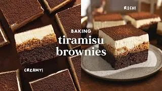 Thumbnail: Tiramisu Brownies ☕ combine two beloved desserts into one