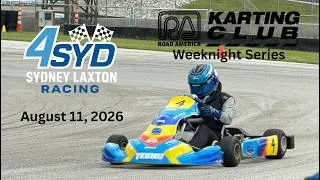 Thumbnail: Putting in the Laps! Briggs LO 206 Junior Onboard | Road America Weeknight Series (Aug 11, 2026)