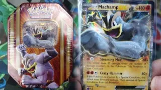 Thumbnail: Pokemon Cards – Machamp EX Triple Power Tin Opening! (HE IS SO OP!)