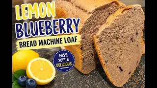 Thumbnail: Lemon Blueberry Bread | 2 lb Bread Machine Recipe