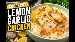 Thumbnail: Crockpot Lemon Garlic Chicken | Fresh, Simple & Delicious