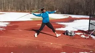 Thumbnail: Jamaican Javelin thrower Kateema Riettie training in 46° weather #RoadToRIO