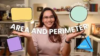 Thumbnail: Area and Perimeter of Basic Shapes | Square, Rectangle, Triangle, and Circle