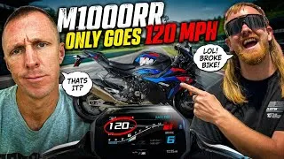 Thumbnail: My Brand New BMW M1000RR Will Only Go 120 MPH!