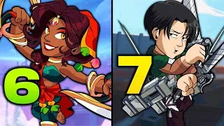 Thumbnail: Top 10 BEST LEGENDS in Brawlhalla! (Winter 2026)