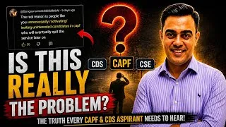 Thumbnail: You’re Creating Competition in CAPF” — But Is That Really the Problem?